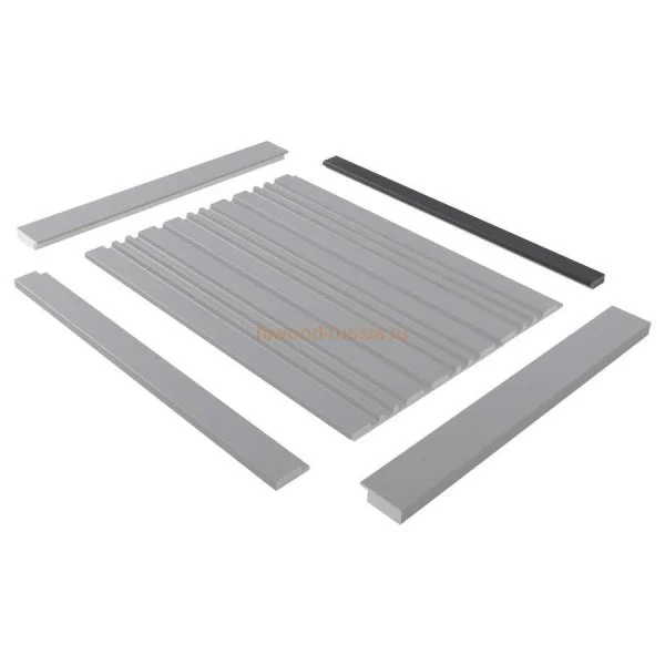 Финишный молдинг LF124B GR3 левый декорированный (31х12х2700мм) в Нефтекамске