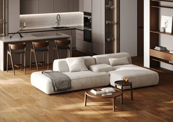 Паркетная доска Quartz Parquet Классик 5 мм Дуссия Африканская 550-63 в Нефтекамске