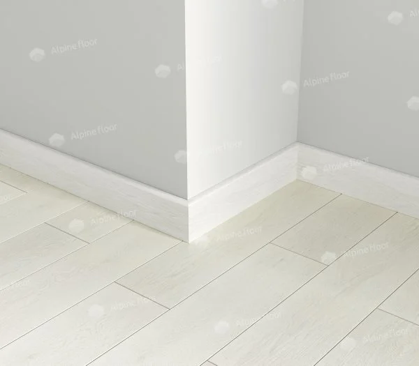 Кварцевый плинтус Alpine Floor Parquet Light 13-0 Белый в Нефтекамске