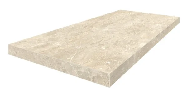 Керамогранит Coliseum Да Винчи Беж Ступень угловая левая (Натуральный, 33х60) в Нефтекамске