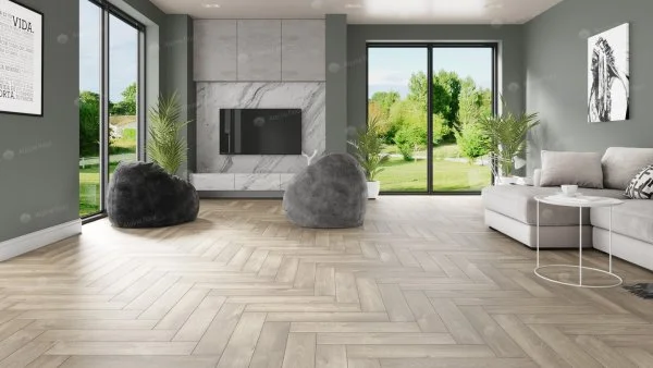 Кварц-виниловая плитка Alpine Floor Parquet Дуб Натуральный Отбеленный ЕСО 16-5 2.5 мм. 43 класс в Нефтекамске