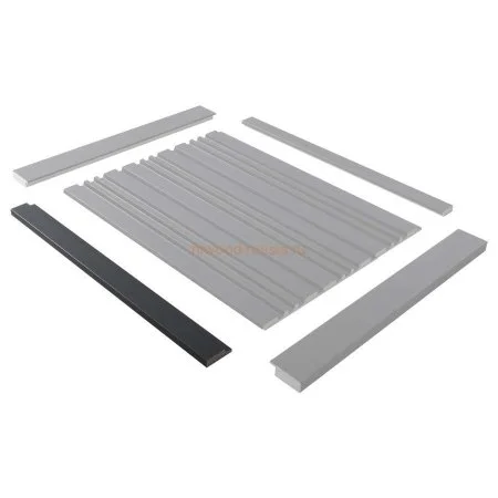 Финишный молдинг LF124A GR3 правый декорированный (42х12х2700мм) в Нефтекамске