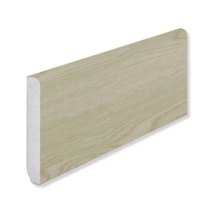 Кварцевый плинтус Fargo 18001-35 Ясень Белый 80х11х2200 мм в Нефтекамске