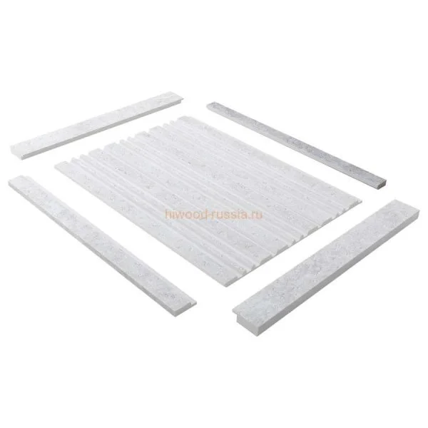 Финишный молдинг LF124B W50 левый декорированный (31х12х2700мм) в Нефтекамске