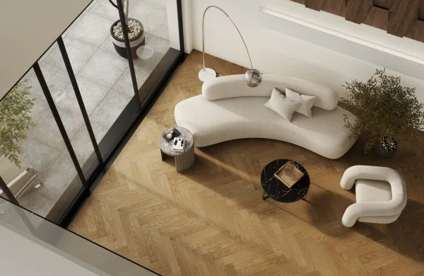 Паркетная доска Quartz Parquet Английская Ёлка Дуб Рустикальный 33-410 в Нефтекамске