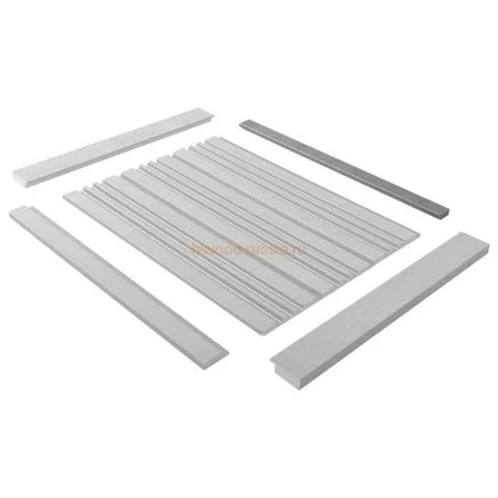 Финишный молдинг LF124B S339S левый декорированный (31х12х2700мм) в Нефтекамске