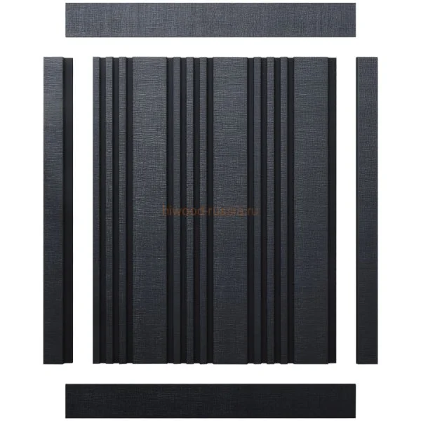 Финишный молдинг LF124B BK114K левый декорированный (31х12х2700мм) в Нефтекамске