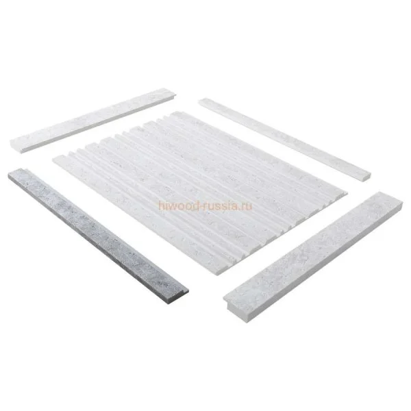 Финишный молдинг LF124A W50 правый декорированный (42х12х2700мм) в Нефтекамске