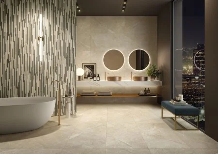 Керамогранит Italon Метрополис Вставка Стрип Ворм 26х75 (Натуральная) в Нефтекамске