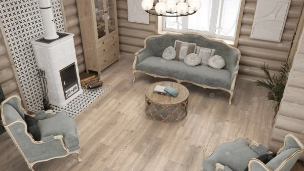 Каменно-полимерная плитка Alpine Floor Real Wood Дуб Натуральный ECO 2-5, 6 мм 43 класс в Нефтекамске