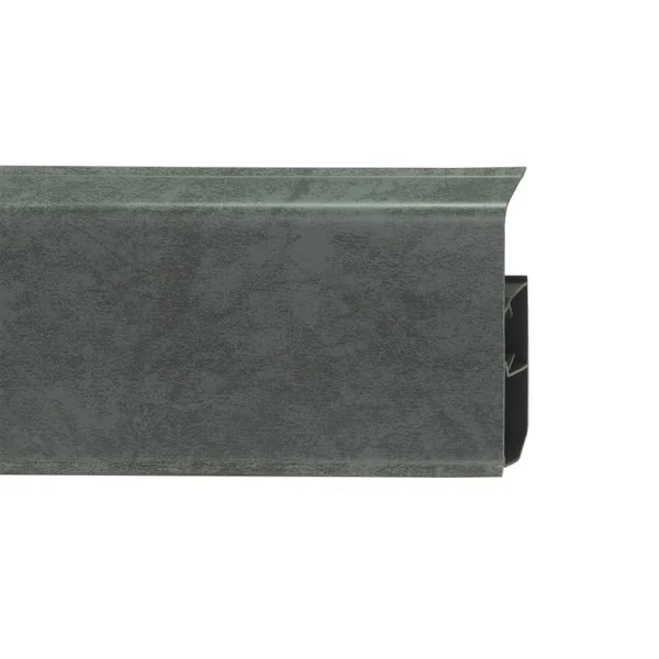 Пластиковый плинтус Royce №340 Мрамор Тёмный (80х24х2200мм) в Нефтекамске