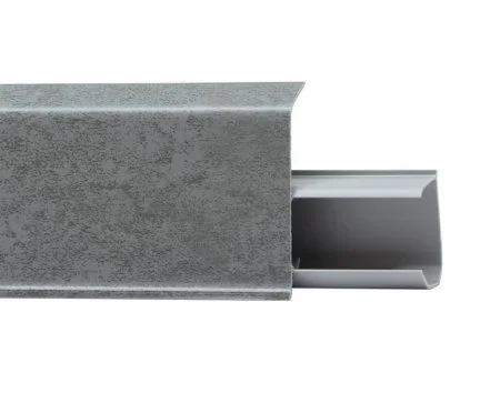 Пластиковый плинтус Royce №551 Грей (55х23х2200мм) в Нефтекамске