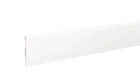 Плинтус дюрополимерный Bonkeel 01 Белый (80х14х2000 мм) в Нефтекамске