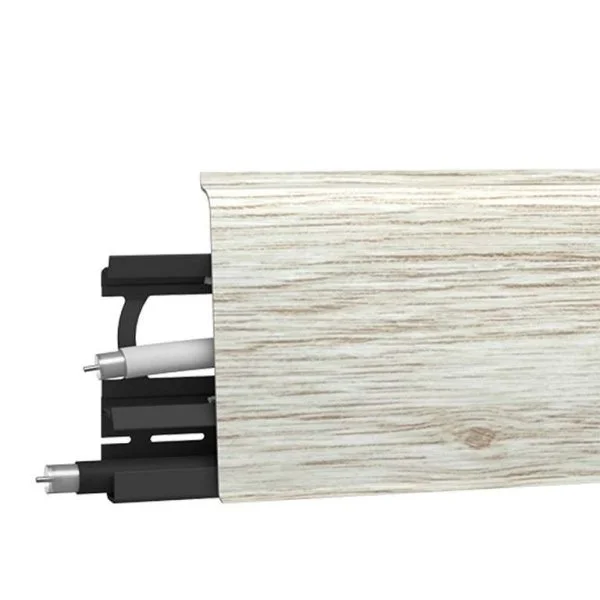 Плинтус пластиковый Arbiton INDO70 135 Дуб Платиновый 2,5 м в Нефтекамске