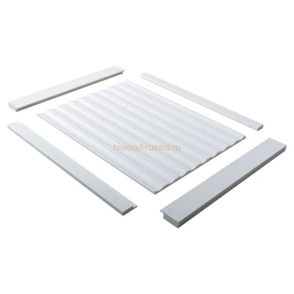 Финишный молдинг LF124A NP правый белый (42х12х2700мм) в Нефтекамске