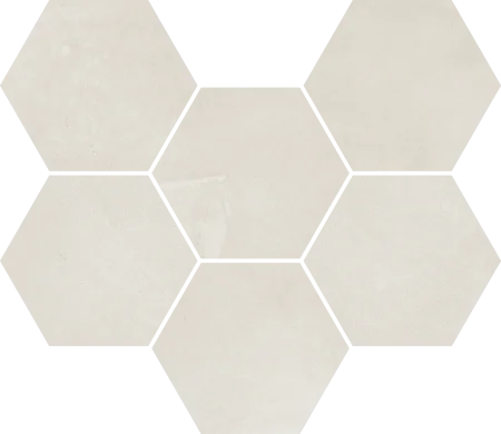 Керамогранит Italon Континуум Полар Мозаика Гексагон (Натуральная 25х29) в Нефтекамске