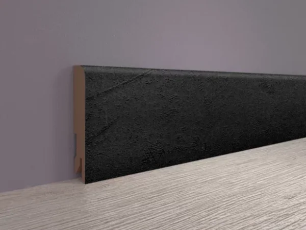 Плинтус MDF Bonkeel 24034 Чёрный Лофт (80х16х2400 мм) в Нефтекамске