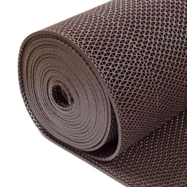 Грязезащитное рулонное покрытие ЗигЗаг Коричневый 4,5 мм (0,9 м) Китай в Нефтекамске