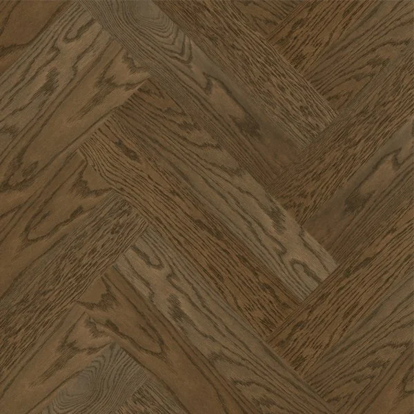 Паркетная доска Quartz Parquet Английская Ёлка Дуб Брауни 33-413 в Нефтекамске