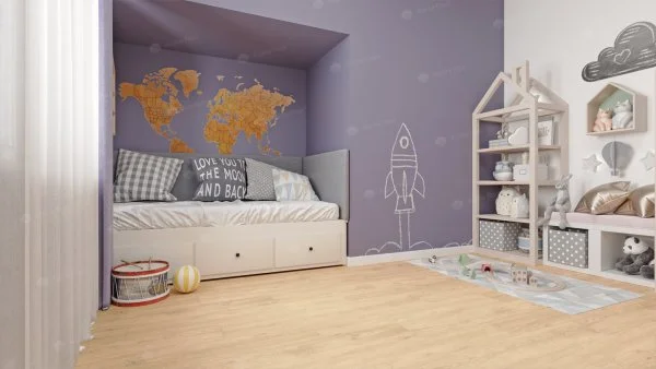 Каменно-полимерная плитка Alpine Floor Classic Дуб Ваниль Селект ECO 106-3, 4мм 43 класс в Нефтекамске