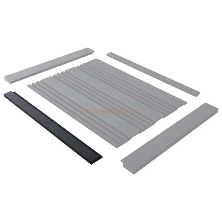 Финишный молдинг LF124A BK114K правый декорированный (42х12х2700мм) в Нефтекамске