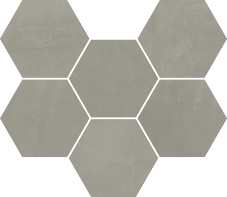 Керамогранит Italon Континуум Айрон Мозаика Гексагон (Натуральная 25х29) в Нефтекамске