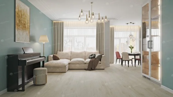 Каменно-полимерная плитка Alpine Floor Solo Модерато ECO 14-11, 3,5 мм 34 класс в Нефтекамске