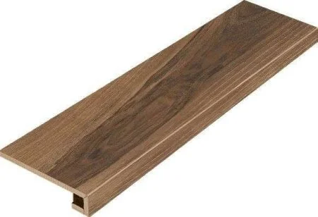 Керамогранит Italon Мезон Волнат ступень угловая правая 330*1200 в Нефтекамске