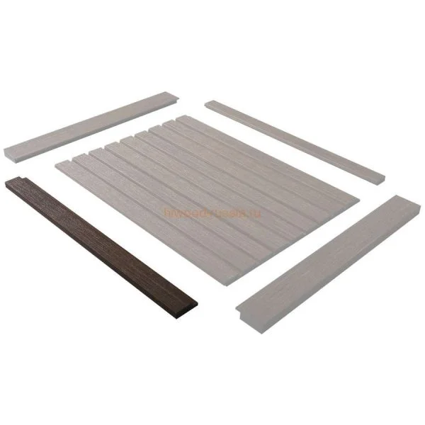 Финишный молдинг LF124A BR396 правый декорированный (42х12х2700мм) в Нефтекамске