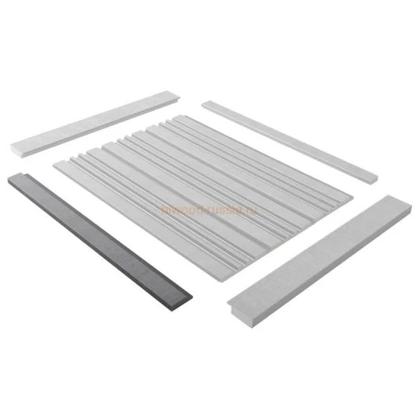 Финишный молдинг LF124A S339S правый декорированный (42х12х2700мм) в Нефтекамске