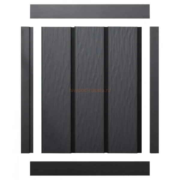 Финишный молдинг LF124A GR15K правый декорированный (42х12х2700мм) в Нефтекамске