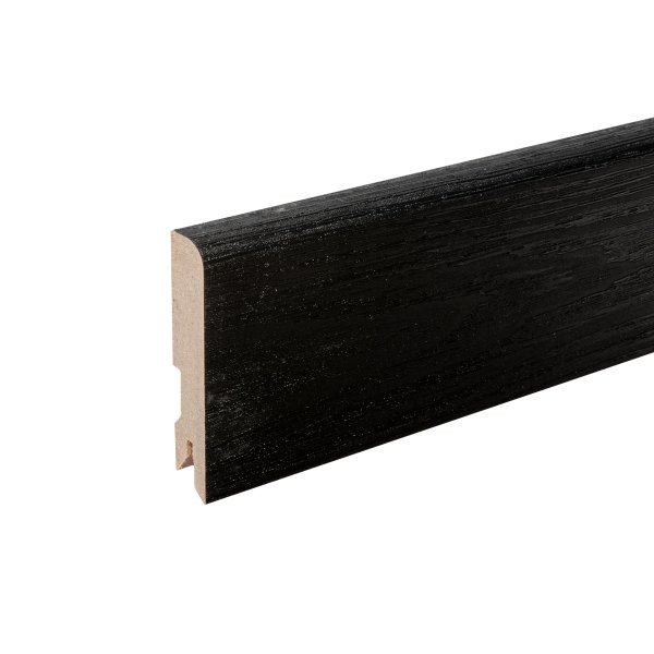 Плинтус MDF Bonkeel 24033 Чёрное Дерево (80х16х2400 мм) в #REGION_NAME_DECLINE_PP#