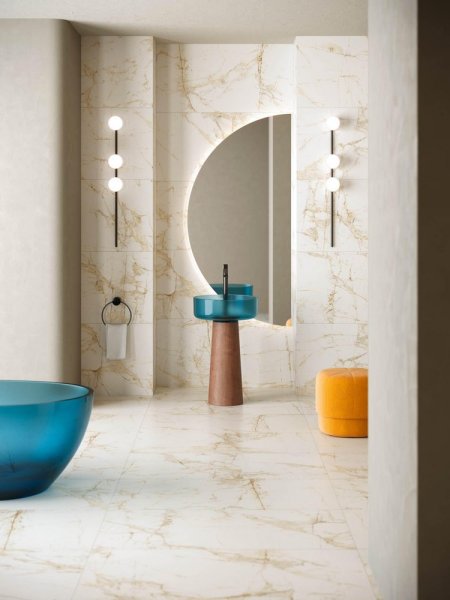 Керамогранит Coliseum Канова Уайт 60х120 (Натуральный и Реттифицированный) в #REGION_NAME_DECLINE_PP#