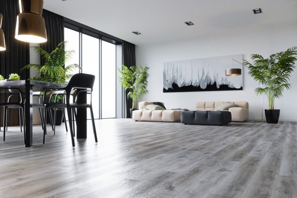 Кварц-виниловая плитка Refloor Fargo Comfort 366-1В Дуб Рустик Серый (Градиент) в #REGION_NAME_DECLINE_PP#