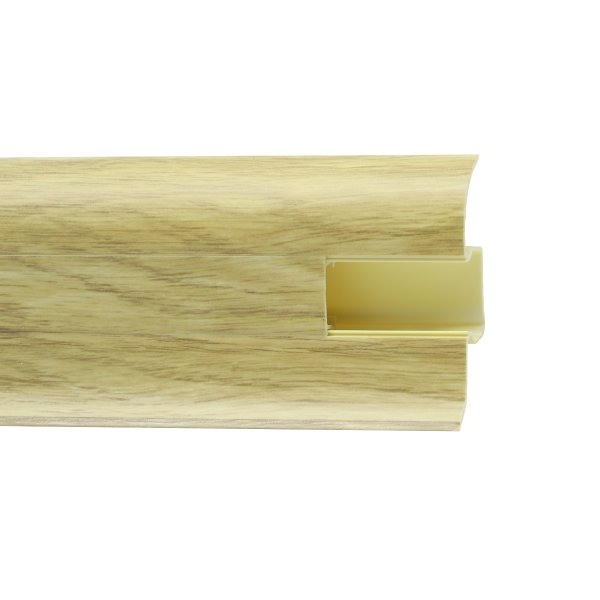 Пластиковый плинтус Royce №835 Дуб Пармский (58х22х2200мм) в #REGION_NAME_DECLINE_PP#